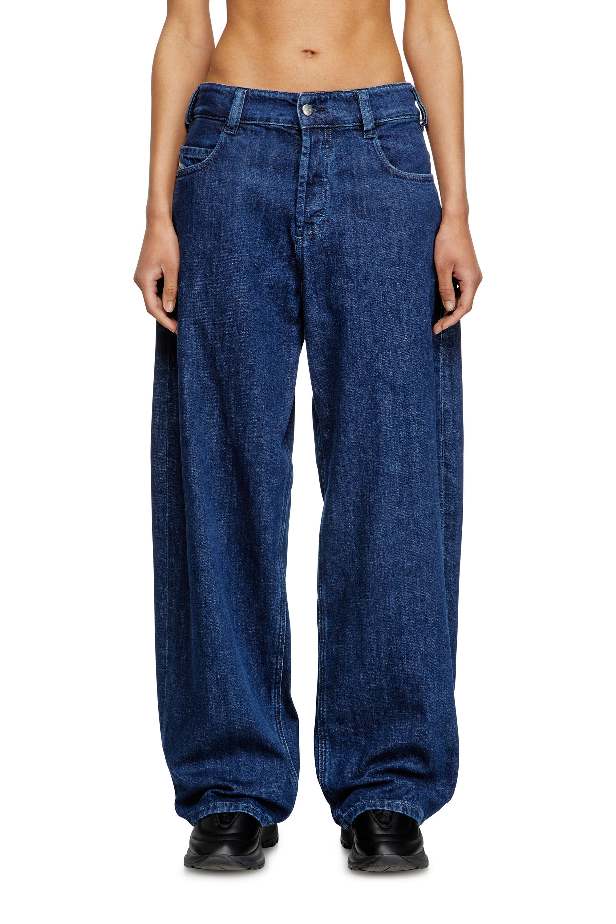 Diesel - Unisex's Relaxed Jeans 1997 D-Enim 0DBDX, Dark Blue - 6