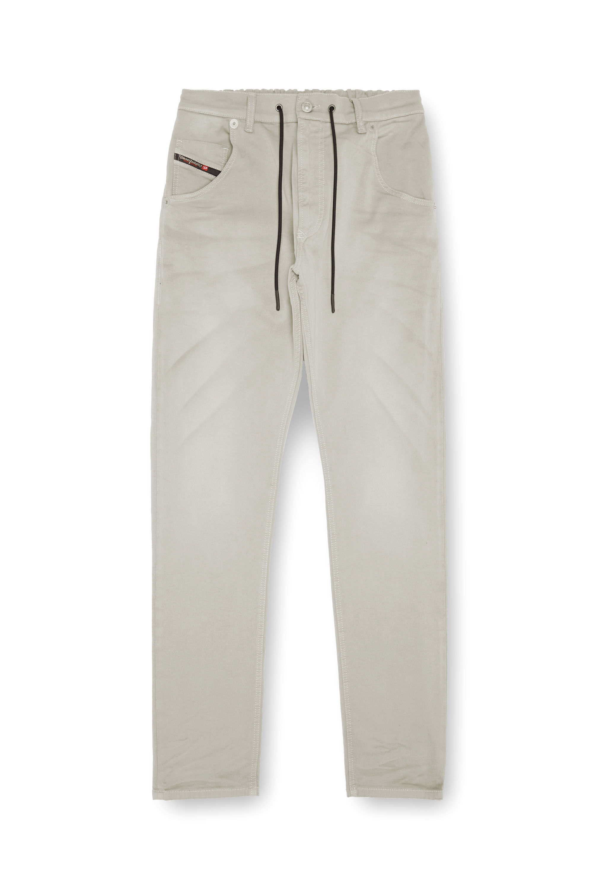 Diesel - Man's Regular 2032 D-Krooley Joggjeans® 0670M, Light Grey - 2