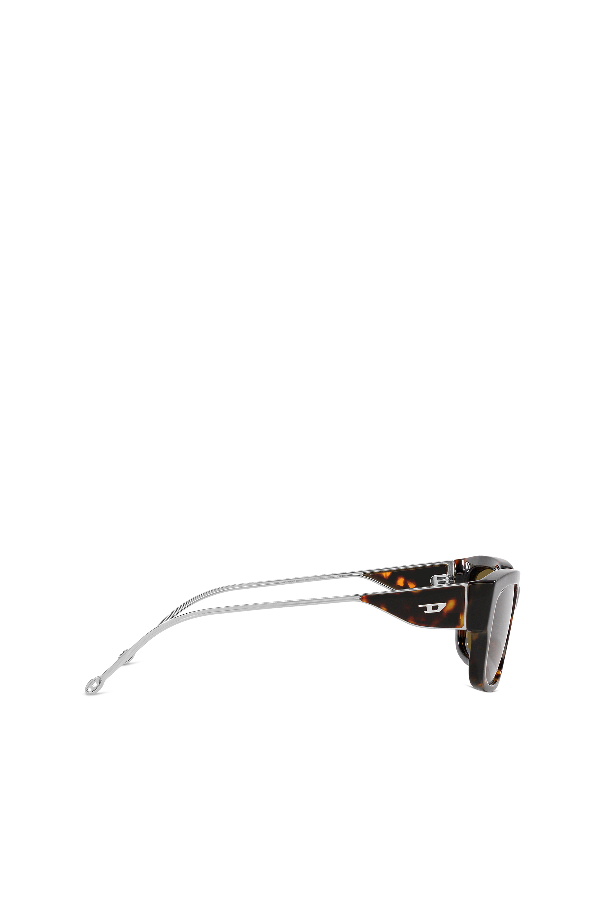 Diesel - 0DL2002 SIZE 56, Unisex's Rectangle sunglasses in Brown/Black - 2