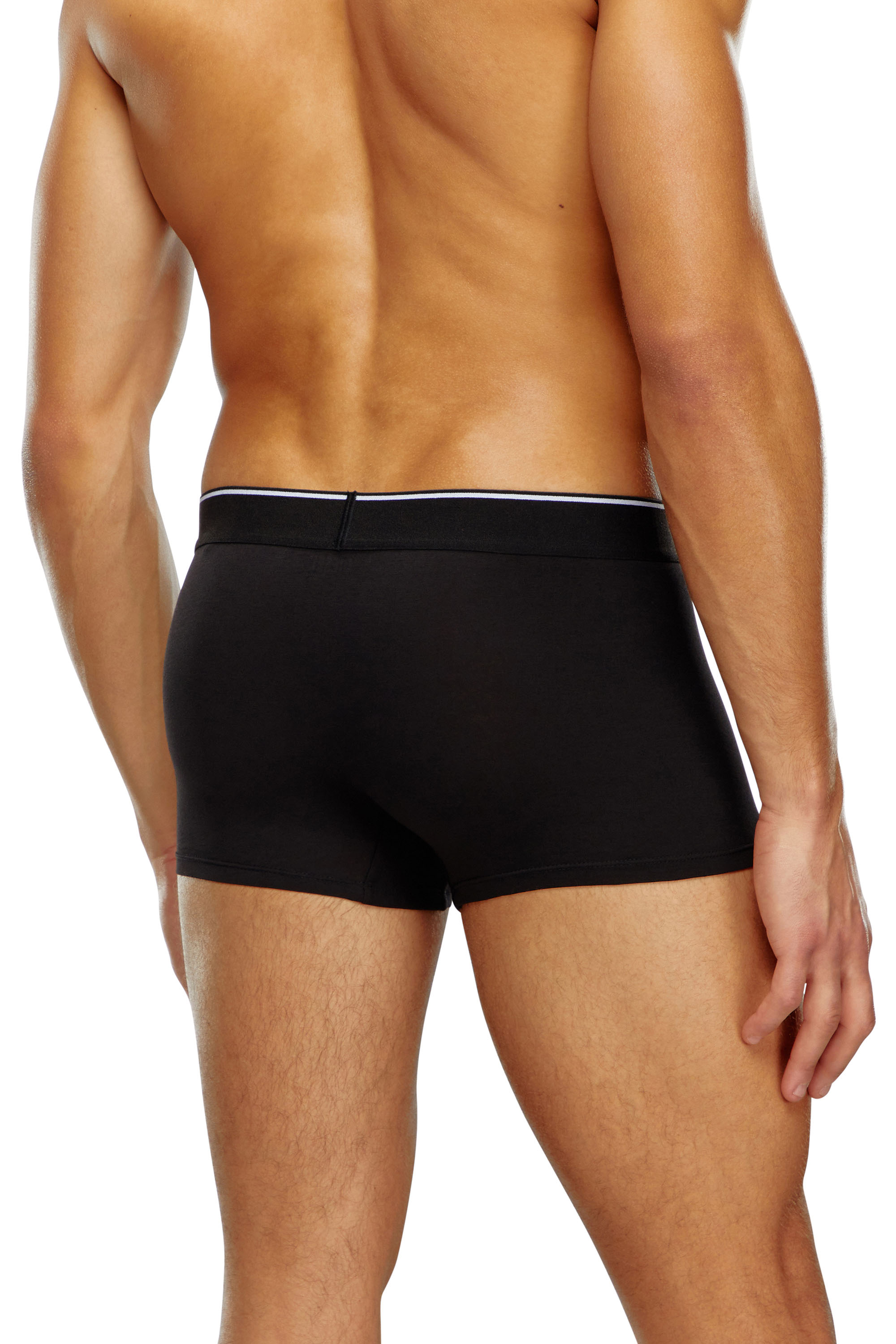 Diesel - UMBX-DAMIENFIVEPACK, Man's Five-pack of plain boxer briefs in Black - 3