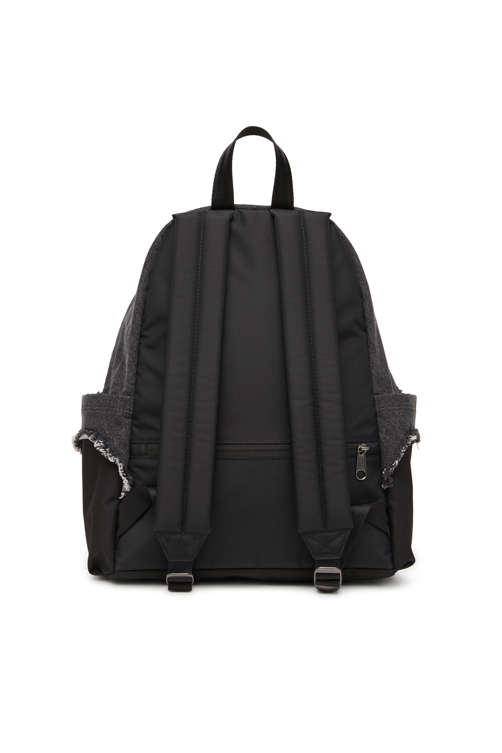 Diesel - DIESEL DAY PAK'R, Unisex's Backpack in destroyed denim and CORDURA® in Black - 3