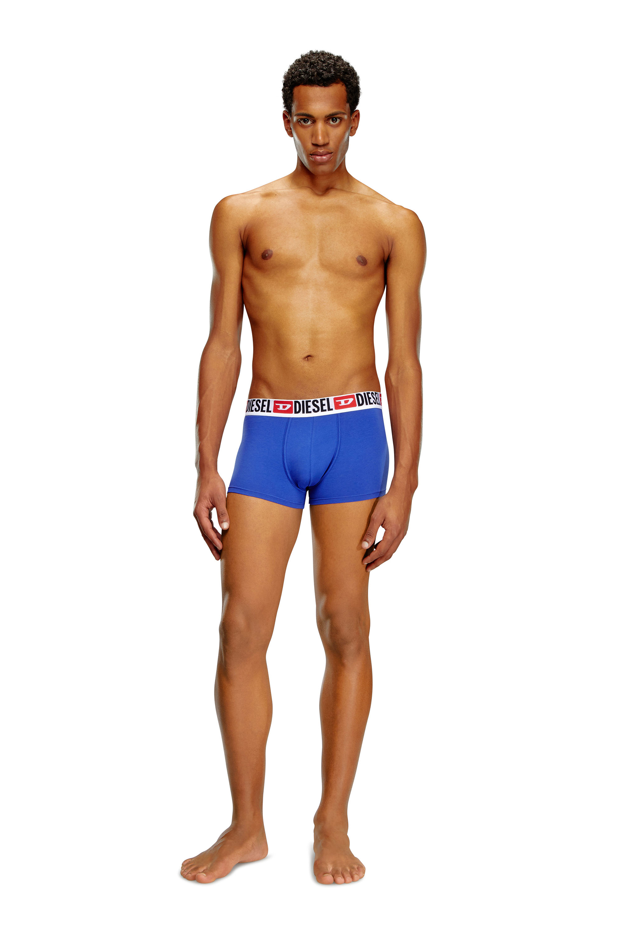 Diesel - UMBX-DAMIENFIVEPACK, Man's Five-pack of mix-colour boxer briefs in Blue/Red - 3