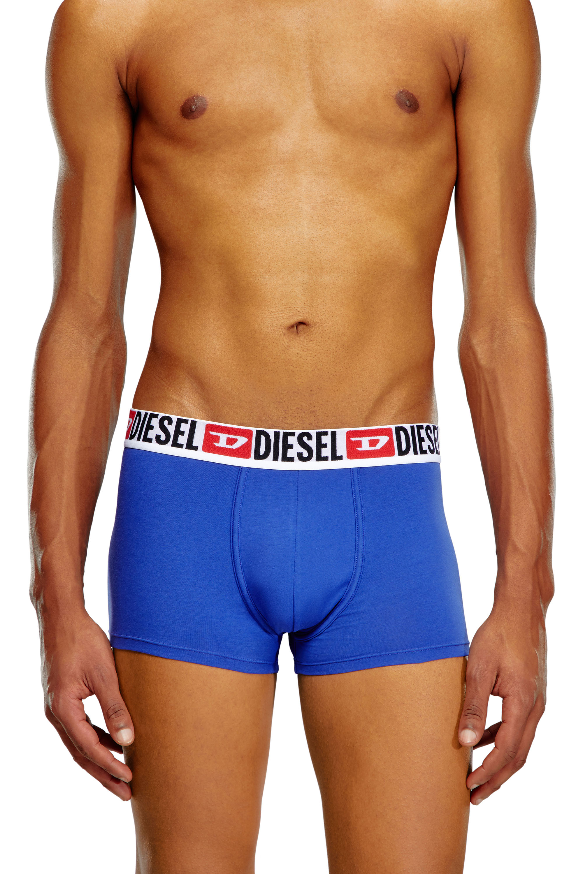 Diesel - UMBX-DAMIENFIVEPACK, Man's Five-pack of mix-colour boxer briefs in Blue/Red - 2