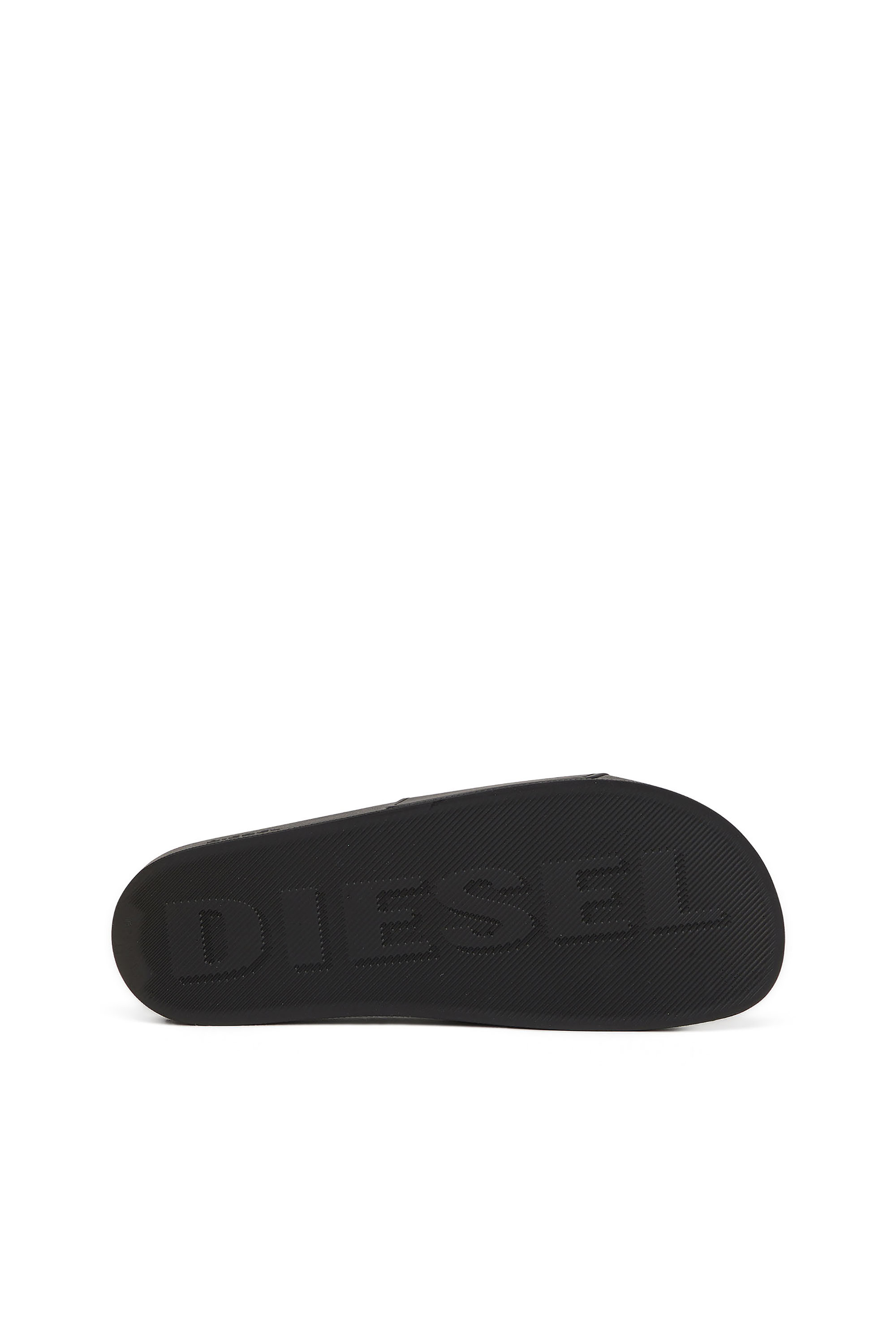 Diesel - SA-SWIM, Man's Sa-Swim-Rubber pool slides with D logo in Black - 4